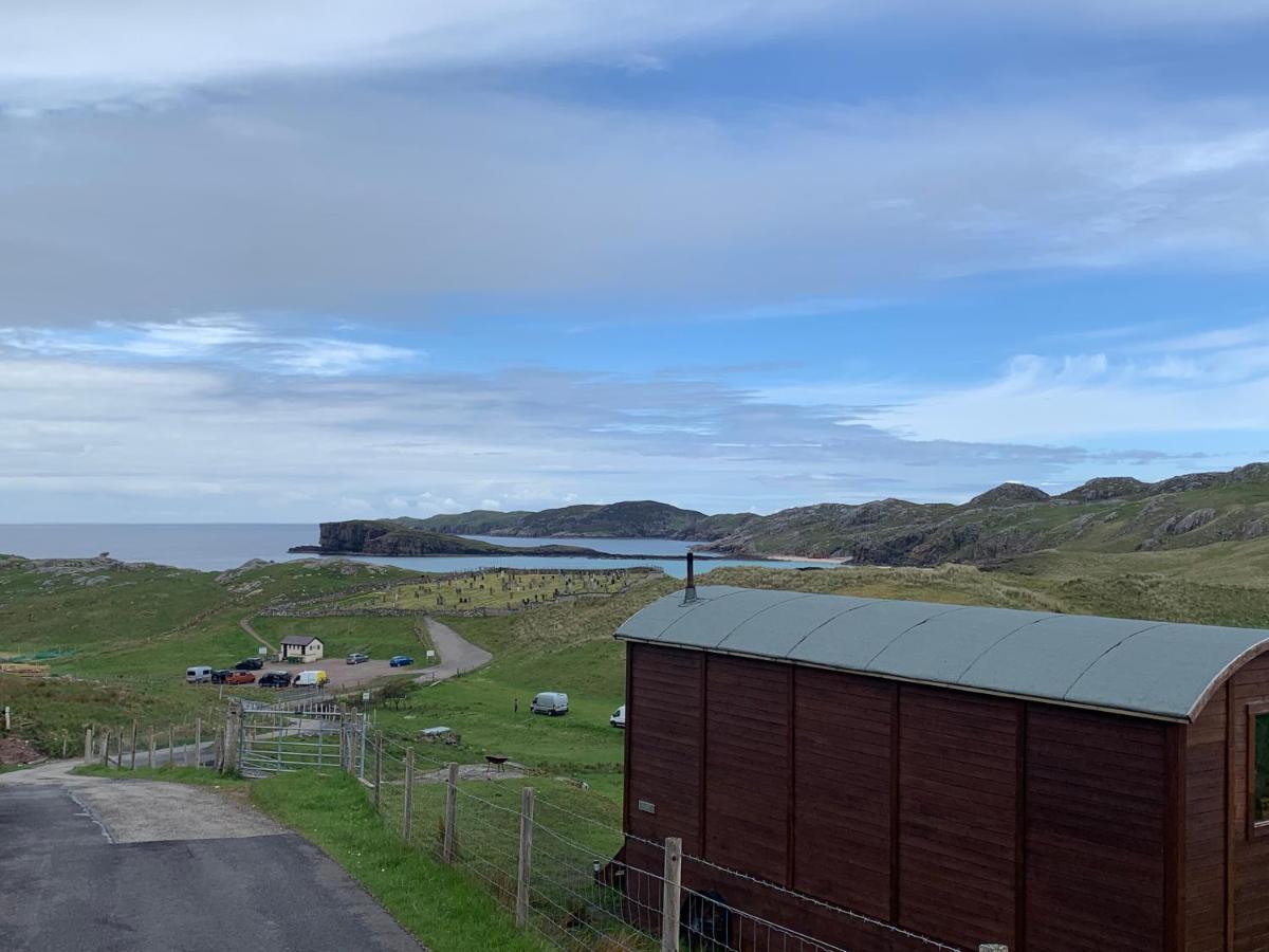 Eco Crofters Wagon By The Beach Oldshoremore Экстерьер фото